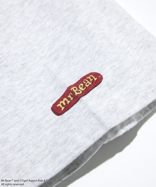 FREAK'S STORE(フリークスストア)の「Mr. Bean/ミスタ―ビーン Teddy Tee / テディ デザインクルーネックTシャツ(Tシャツ/カットソー・メンズ・ホワイト/ライトグレー/ブラック・SMALL/MEDIUM/LARGE)」の9枚目の写真