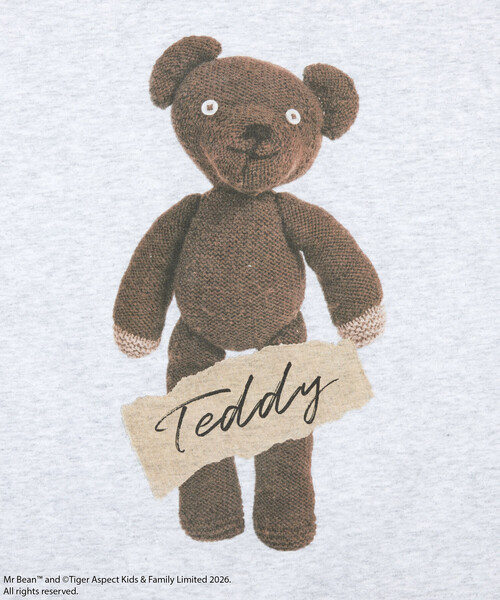 FREAK'S STORE(フリークスストア)の「Mr. Bean/ミスタ―ビーン Teddy Tee / テディ デザインクルーネックTシャツ(Tシャツ/カットソー・メンズ・ホワイト/ライトグレー/ブラック・SMALL/MEDIUM/LARGE)」の10枚目の写真