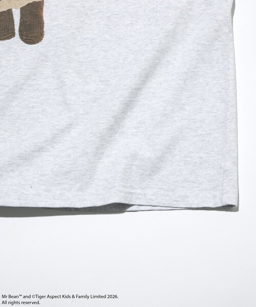 FREAK'S STORE(フリークスストア)の「Mr. Bean/ミスタ―ビーン Teddy Tee / テディ デザインクルーネックTシャツ(Tシャツ/カットソー・メンズ・ホワイト/ライトグレー/ブラック・SMALL/MEDIUM/LARGE)」の11枚目の写真