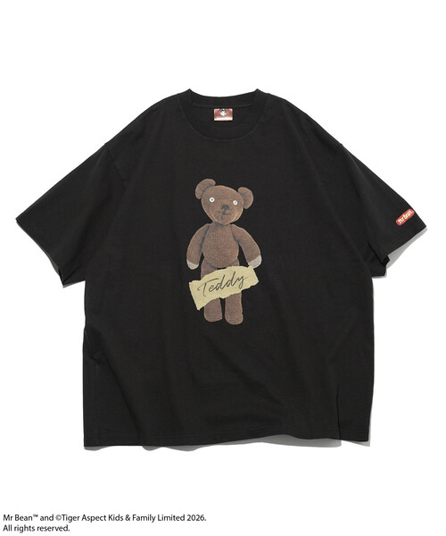 FREAK'S STORE(フリークスストア)の「Mr. Bean/ミスタ―ビーン Teddy Tee / テディ デザインクルーネックTシャツ(Tシャツ/カットソー・メンズ・ホワイト/ライトグレー/ブラック・SMALL/MEDIUM/LARGE)」の17枚目の写真
