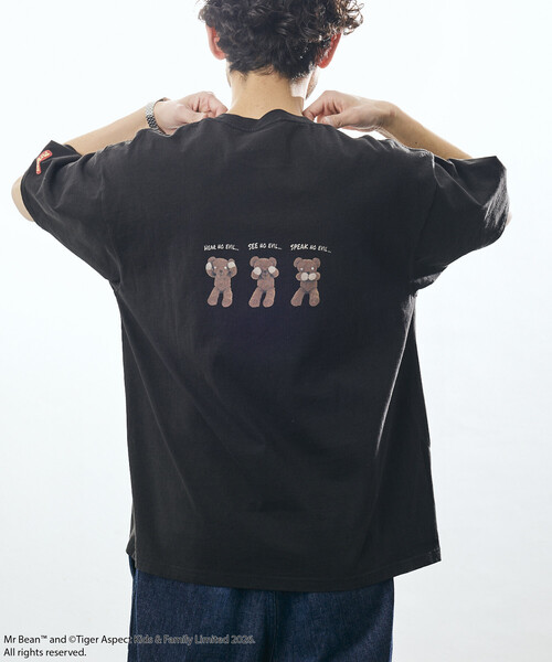 FREAK'S STORE(フリークスストア)の「Mr. Bean/ミスタ―ビーン Teddy Tee / テディ デザインクルーネックTシャツ(Tシャツ/カットソー・メンズ・ホワイト/ライトグレー/ブラック・SMALL/MEDIUM/LARGE)」の21枚目の写真