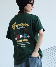 【DISNEY/ディズニー】アートワークデザイン バックプリント Tシャツ