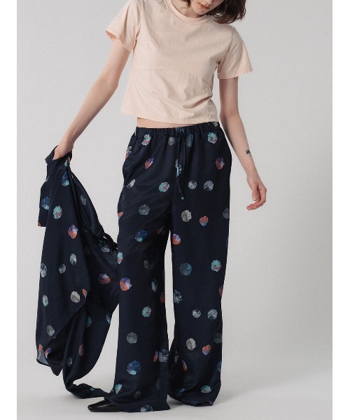 ELCHELE(エルチェレ)の「PAGE2026 #4 PANTS(その他パンツ・レディース・ネイビー/ホワイト・36/38)」の3枚目の写真