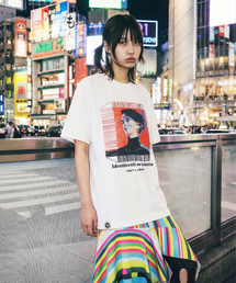 CONECTX（コネクト エックス）の「CONECTX x viesti Embroidery Effect Screen Print T-shirt_White（Tシャツ/カットソー）」
