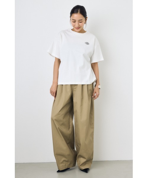 AZUL by moussy(アズールバイマウジー)の「【Dickies×AZUL】ワンポイントTee(Tシャツ/カットソー・レディース・ブルー/オフホワイト/チャコールグレー・SMALL/MEDIUM)」の7枚目の写真