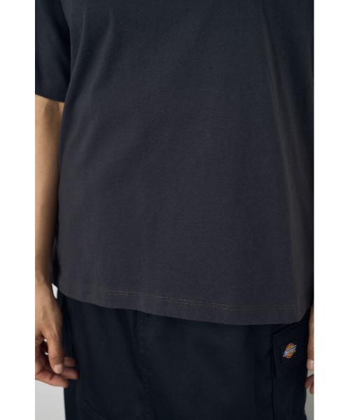 AZUL by moussy(アズールバイマウジー)の「【Dickies×AZUL】ワンポイントTee(Tシャツ/カットソー・レディース・ブルー/オフホワイト/チャコールグレー・SMALL/MEDIUM)」の17枚目の写真