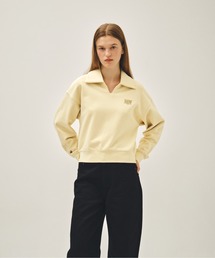 MARITHE + FRANCOIS GIRBAUD（マリテフランソワジルボー）の「W DOODLE CLASSIC LOGO COLLAR SWEATSHIRT（スウェット）」