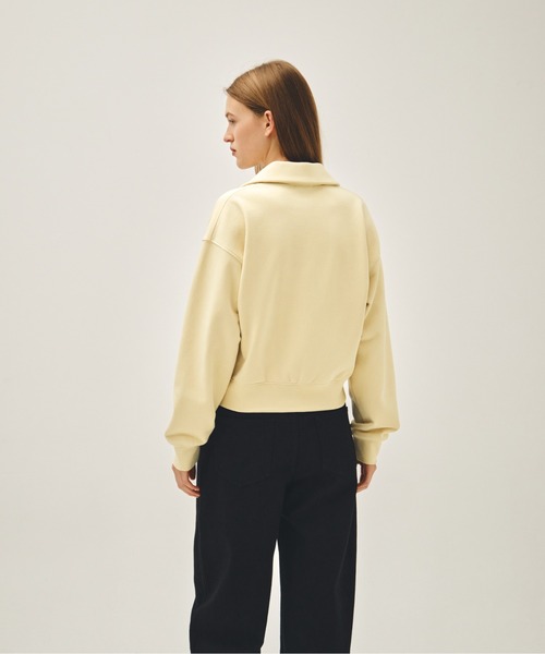 MARITHE + FRANCOIS GIRBAUD（マリテフランソワジルボー）の「W DOODLE CLASSIC LOGO COLLAR SWEATSHIRT（スウェット・レディース・その他/ヘザーグレー・SMALL/MEDIUM）」の5枚目の写真