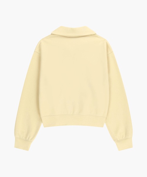 MARITHE + FRANCOIS GIRBAUD（マリテフランソワジルボー）の「W DOODLE CLASSIC LOGO COLLAR SWEATSHIRT（スウェット・レディース・その他/ヘザーグレー・SMALL/MEDIUM）」の8枚目の写真