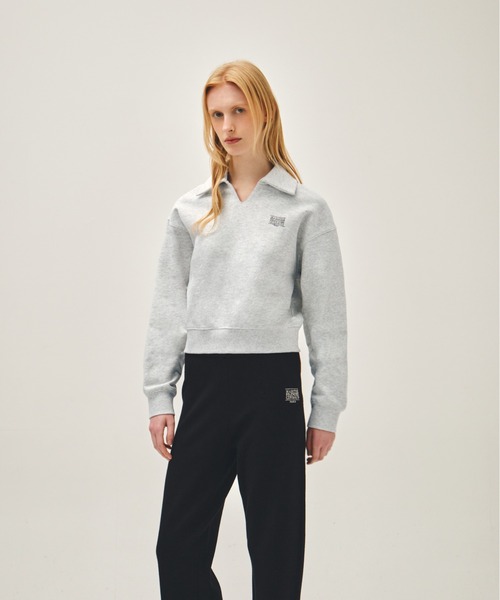 MARITHE + FRANCOIS GIRBAUD（マリテフランソワジルボー）の「W DOODLE CLASSIC LOGO COLLAR SWEATSHIRT（スウェット・レディース・その他/ヘザーグレー・SMALL/MEDIUM）」の12枚目の写真