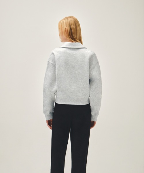 MARITHE + FRANCOIS GIRBAUD（マリテフランソワジルボー）の「W DOODLE CLASSIC LOGO COLLAR SWEATSHIRT（スウェット・レディース・その他/ヘザーグレー・SMALL/MEDIUM）」の13枚目の写真