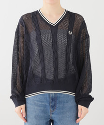 FRED PERRY/フレッドペリー シアーラインニット K2127