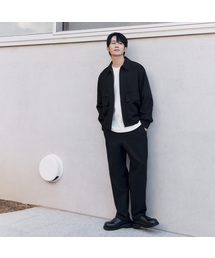[COUTURE]リラックスフィット組織変形フルバンディングパンツ MYPT3171