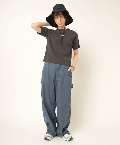 RNA-N(アールエヌエーエヌ)の「M2665 コットンフライスT(Tシャツ/カットソー・レディース・チャコール/ダークブラウン/グレイッシュベージュ・FREE)」の10枚目の写真