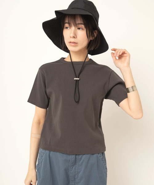 RNA-N(アールエヌエーエヌ)の「M2665 コットンフライスT(Tシャツ/カットソー・レディース・チャコール/ダークブラウン/グレイッシュベージュ・FREE)」の19枚目の写真