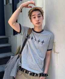 KIIMUIR（キミュア）の「[クロップ] フラッシュムーブリンガークロップ半袖Tシャツ_メランジグレー（Tシャツ/カットソー）」