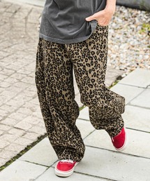 CAMBIO（カンビオ）の「mp14993- レオパードツイルワイドカーブパンツ（その他パンツ）」