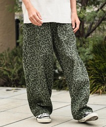 CAMBIO（カンビオ）の「mp14993- レオパードツイルワイドカーブパンツ（その他パンツ）」