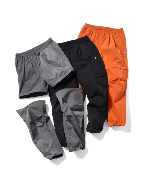 LFYT(エルエフワイティー)の「LFYT ラファイエット - NYLON ZIP-OFF PANT パンツ LS261201(その他パンツ・メンズ・チャコール/オレンジ/ブラック・X-LARGE/MEDIUM/LARGE/XX-LARGE)」の4枚目の写真