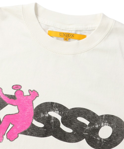 UNION（UNION TOKYO）（ユニオン）の「UNION TOKYO KASSO FRONT MAN TEE  ユニオントーキョー Tシャツ（Tシャツ/カットソー・メンズ・ホワイト・X-LARGE/LARGE/MEDIUM/SMALL）」の2枚目の写真