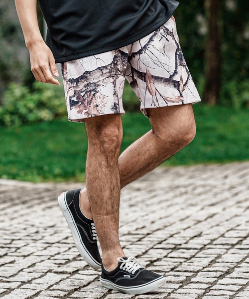 CAMBIO(カンビオ)の「mp15008- リアルツリー柄ショートパンツ(その他パンツ・メンズ・ブラック/ホワイト・L/M)」の4枚目の写真