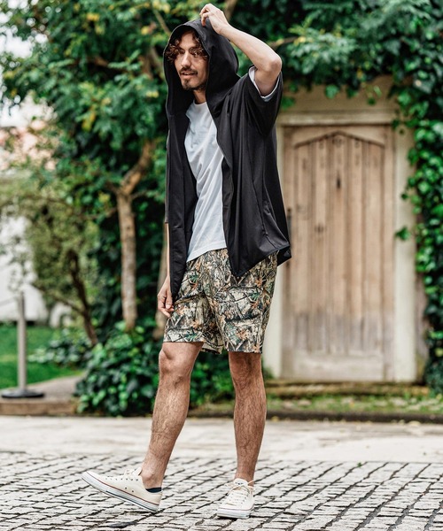 CAMBIO(カンビオ)の「mp15008- リアルツリー柄ショートパンツ(その他パンツ・メンズ・ブラック/ホワイト・L/M)」の14枚目の写真