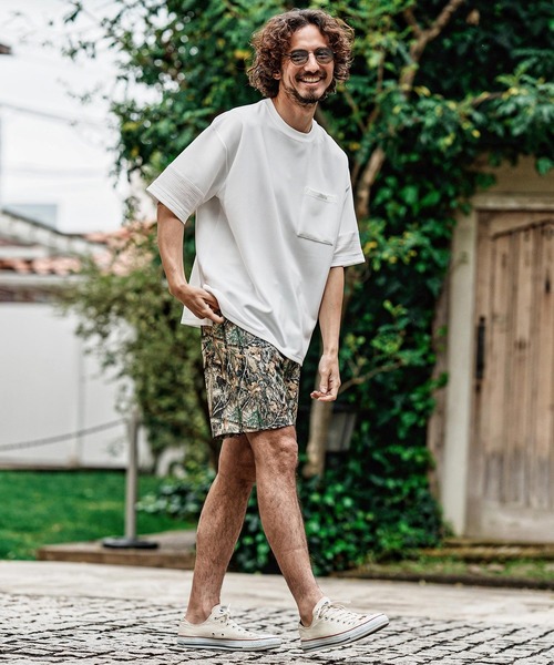 CAMBIO(カンビオ)の「mp15008- リアルツリー柄ショートパンツ(その他パンツ・メンズ・ブラック/ホワイト・L/M)」の15枚目の写真