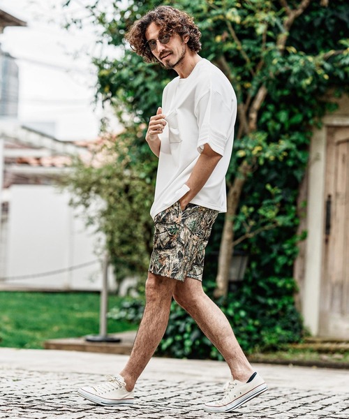 CAMBIO(カンビオ)の「mp15008- リアルツリー柄ショートパンツ(その他パンツ・メンズ・ブラック/ホワイト・L/M)」の16枚目の写真