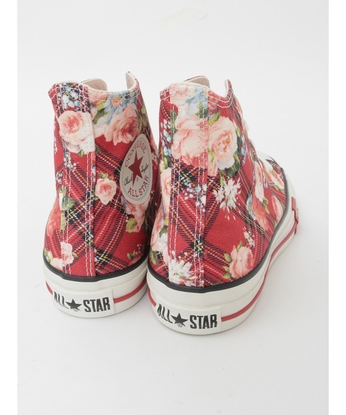 PINK HOUSE（ピンクハウス）の「CONVERSE×PINK HOUSE フラワーチェックプリントハイカットスニーカー（スニーカー・レディース・レッド・XL/LL/L/M/S/XS）」の10枚目の写真