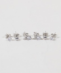6個セットメタルピアス/モチーフ