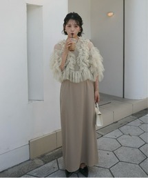 Plume broderie balloon dress（ドレス）｜LE'RURE（リルアー）の