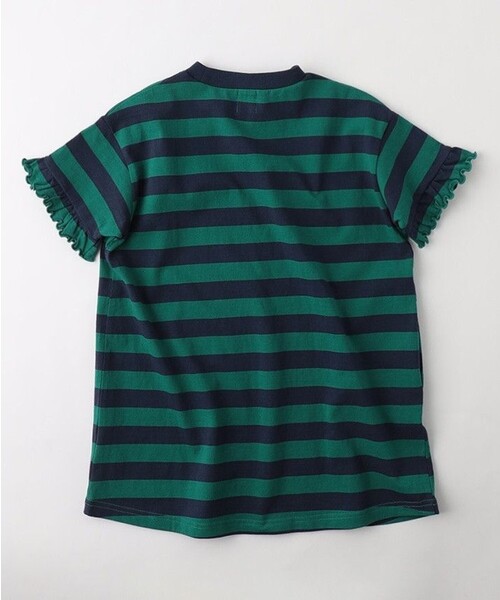DRC branshes(ディーアールシーブランシェス)の「【WEB限定/DRC】ボーダー半袖ワンピース(ワンピース・キッズ・オフホワイト/ブルー/ピンク/グリーン・140/130/150/100/110/120)」の20枚目の写真