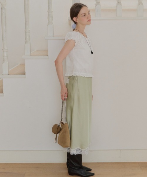 GIUNON(ジウノン)の「stretch border scrunchie / ストレッチボーダーシュシュ(シュシュ・レディース・ピンク/ブルー/ブラック・FREE)」の17枚目の写真