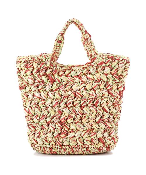 NATURAL BEAUTY BASIC（ナチュラルビューティーベーシック）の「【FUDGE5月号掲載】メランジマルシェトートバッグ（トートバッグ・レディース・ラベンダー/ライトグリーン・ﾌﾘ-）」の11枚目の写真