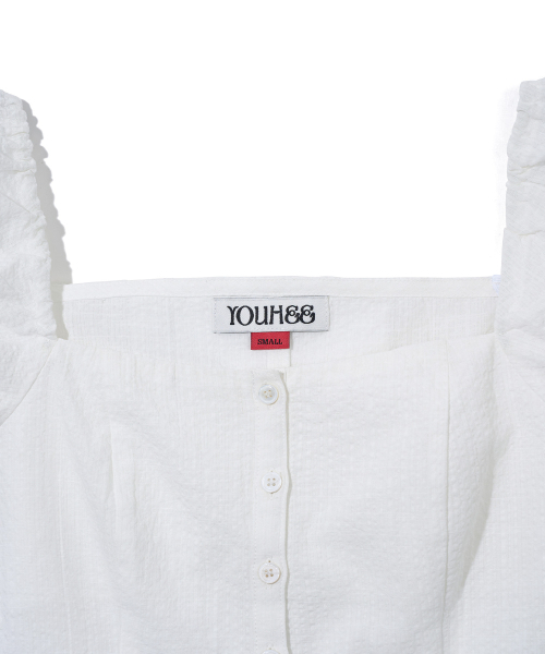 YOUHEE（ユヒ）の「PUFF SLEEVE BLOUSE_WHITE（シャツ/ブラウス・レディース・その他・SMALL/MEDIUM）」の6枚目の写真