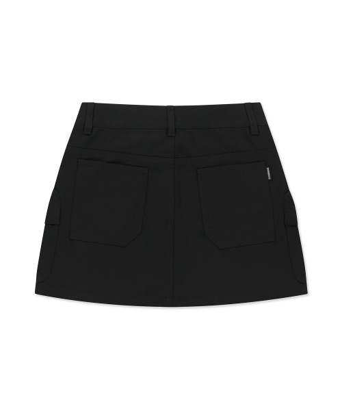 BROWNBREATH（ブラウンブレス）の「W TAG CARGO MINI SKIRT - BLACK（スカート・レディース・その他・SMALL/MEDIUM）」の2枚目の写真