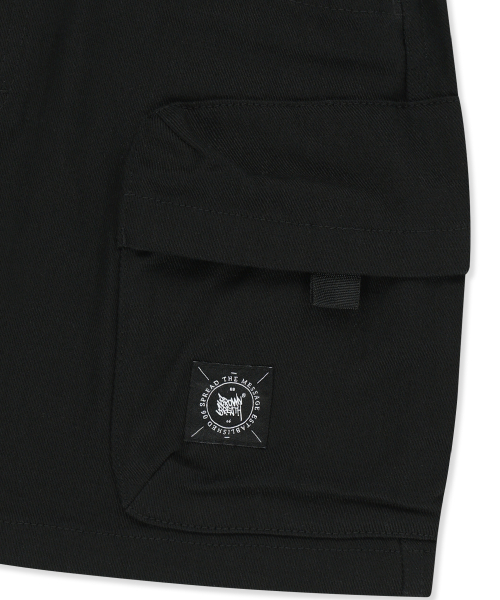 BROWNBREATH（ブラウンブレス）の「W TAG CARGO MINI SKIRT - BLACK（スカート・レディース・その他・SMALL/MEDIUM）」の4枚目の写真
