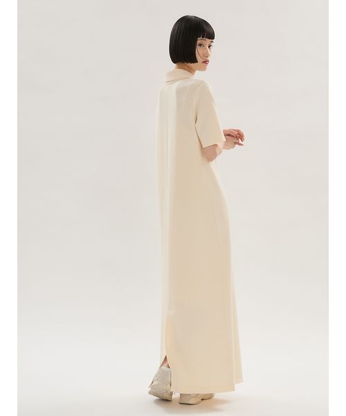 emmi(エミ)の「ジョーゼットポロカットワンピース/UVカット(ワンピース・レディース・イエロー/ライム/ダークネイビー・0/1)」の7枚目の写真