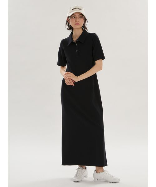 emmi(エミ)の「ジョーゼットポロカットワンピース/UVカット(ワンピース・レディース・イエロー/ライム/ダークネイビー・0/1)」の13枚目の写真