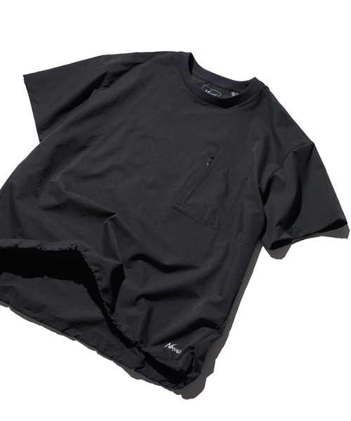 NANGA(ナンガ)の「NANGA / ナンガ DotAir COMFY TEE ドットエア コンフィー Tシャツ(Tシャツ/カットソー・メンズ・ブラック/グリーン/ベージュ/ネイビー・MEDIUM/LARGE/X-LARGE)」の2枚目の写真