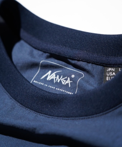 NANGA(ナンガ)の「NANGA / ナンガ DotAir COMFY TEE ドットエア コンフィー Tシャツ(Tシャツ/カットソー・メンズ・ブラック/グリーン/ベージュ/ネイビー・MEDIUM/LARGE/X-LARGE)」の21枚目の写真
