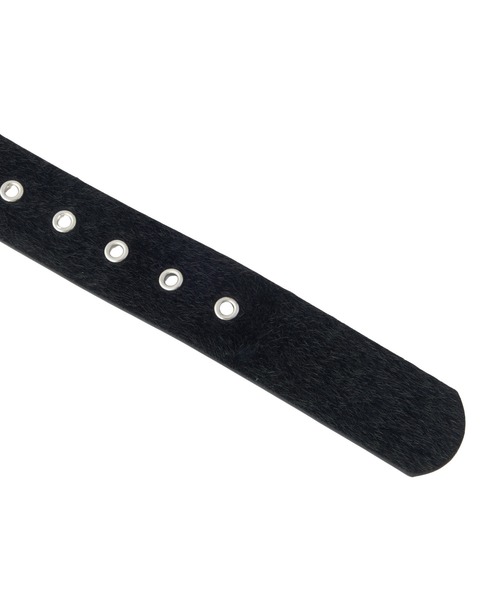 X-girl(エックスガール)の「FAUX CALF HAIR LEATHER XG BELT(ベルト・レディース・ベージュ/ブラック・ONE SIZE)」の21枚目の写真