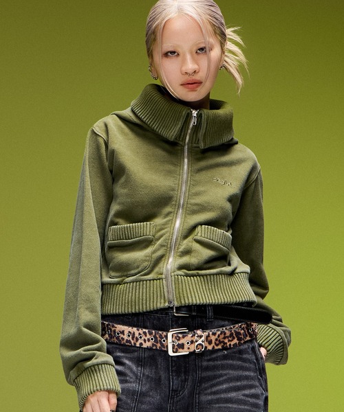 X-girl(エックスガール)の「FAUX CALF HAIR LEATHER XG BELT(ベルト・レディース・ベージュ/ブラック・ONE SIZE)」の8枚目の写真