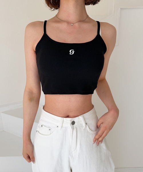 frunco(フランコ)の「ワンポイント刺繍リブブラトップス(Tシャツ/カットソー・レディース・ホワイト/ブラック/グレー/ブラック系/ブラウン系その他・FREE)」の21枚目の写真