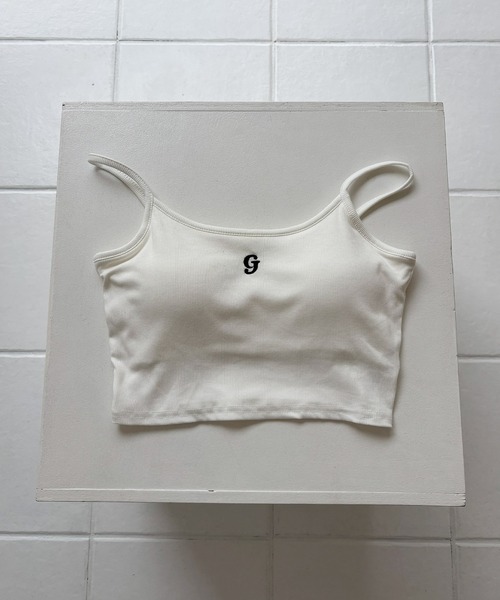 frunco(フランコ)の「ワンポイント刺繍リブブラトップス(Tシャツ/カットソー・レディース・ホワイト/ブラック/グレー/ブラック系/ブラウン系その他・FREE)」の7枚目の写真