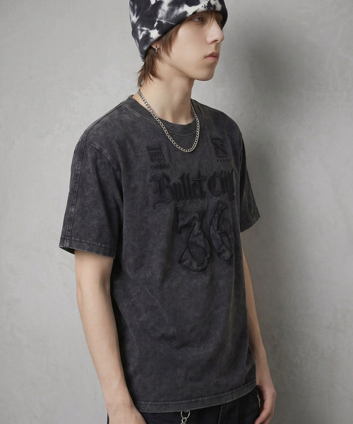 SILVER BULLET(シルバーバレット)の「『SILVER BULLET SELECT AP/シルバーバレットセレクト』刺繍ゲームシャツ半袖Tシャツ【Z】(Tシャツ/カットソー・メンズ・ホワイト/ブラック/ブラック系・L/M)」の9枚目の写真