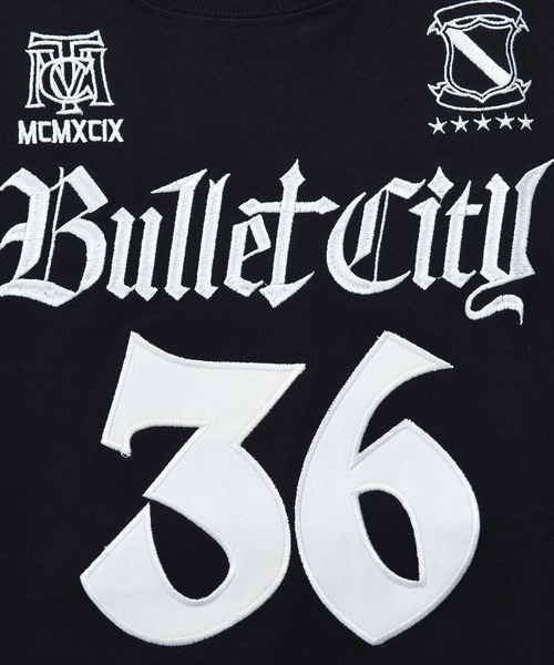 SILVER BULLET(シルバーバレット)の「『SILVER BULLET SELECT AP/シルバーバレットセレクト』刺繍ゲームシャツ半袖Tシャツ【Z】(Tシャツ/カットソー・メンズ・ホワイト/ブラック/ブラック系・L/M)」の18枚目の写真