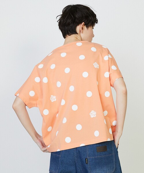 FRAPBOIS PARK(フラボアパーク)の「ドルマンドット2(Tシャツ/カットソー・レディース・ブラック/サーモンピンク/ブルー・1)」の12枚目の写真