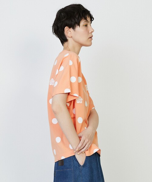 FRAPBOIS PARK(フラボアパーク)の「ドルマンドット2(Tシャツ/カットソー・レディース・ブラック/サーモンピンク/ブルー・1)」の13枚目の写真