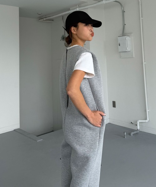 CHERI since1985（シェリ）の「ボンディングオールインワン（つなぎ/オールインワン・レディース・グレー/ブラック・FREE）」の15枚目の写真